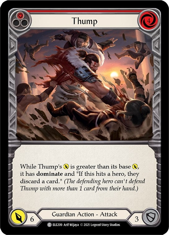 Image for Thump (Red) (ELE209) (Tales of Aria) - Flesh and Blood TCG