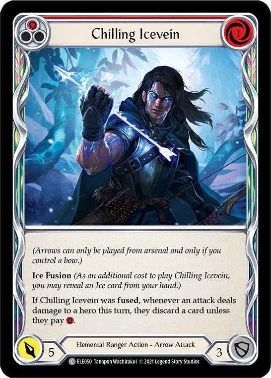 Image for Chilling Icevein (Red) (ELE050) (Tales of Aria) - Flesh and Blood TCG