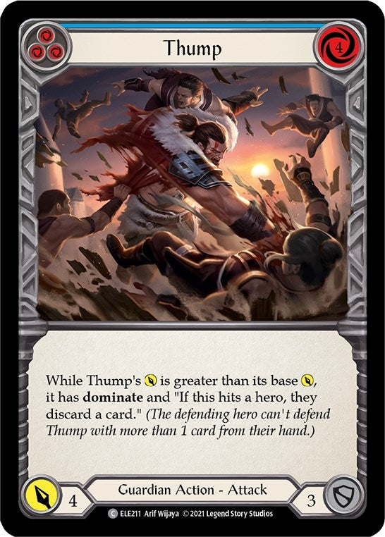 Image for Thump (Blue) (ELE211) (Tales of Aria) - Flesh and Blood TCG