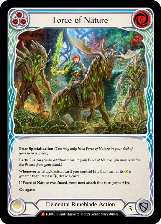 Image for Force of Nature (ELE066) (Tales of Aria) - Flesh and Blood TCG