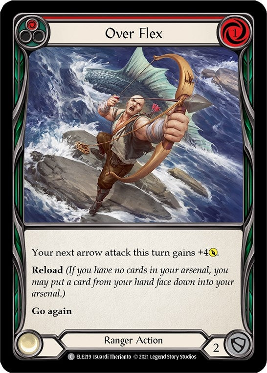 Image for Over Flex (Red) (ELE219) (Tales of Aria) - Flesh and Blood TCG