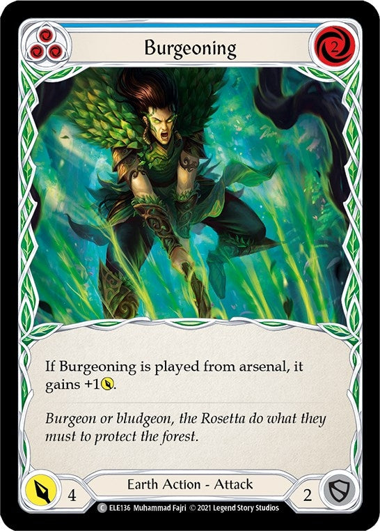 Burgeoning (Blue) (ELE136) (Tales of Aria)