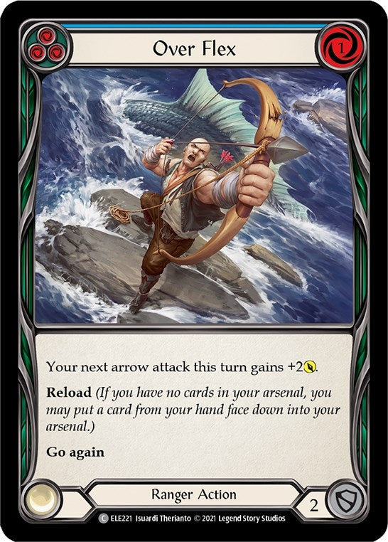 Image for Over Flex (Blue) (ELE221) (Tales of Aria) - Flesh and Blood TCG