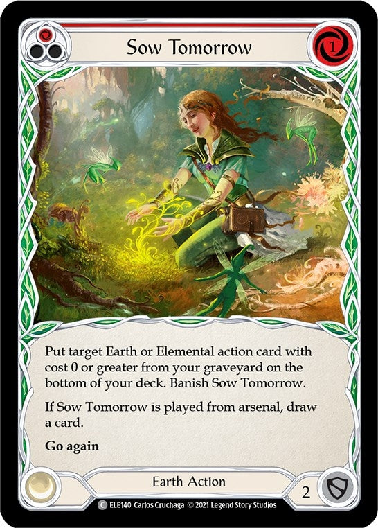 Image for Sow Tomorrow (Red) (ELE140) (Tales of Aria) - Flesh and Blood TCG