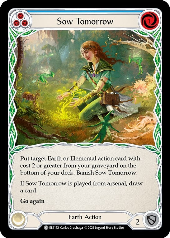 Image for Sow Tomorrow (Blue) (ELE142) (Tales of Aria) - Flesh and Blood TCG