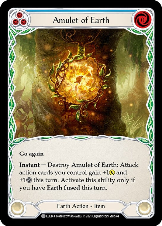 Image for Amulet of Earth (ELE143) (Tales of Aria) - Flesh and Blood TCG