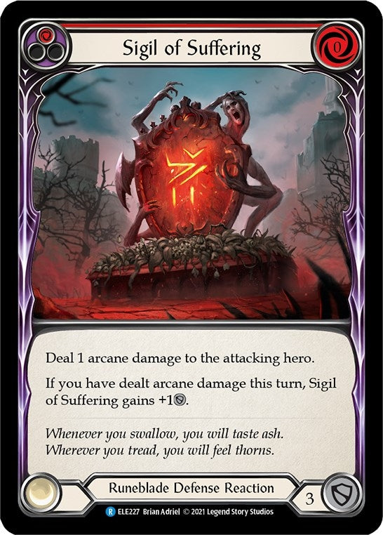 Sigil of Suffering (Red) (ELE227) (Tales of Aria)