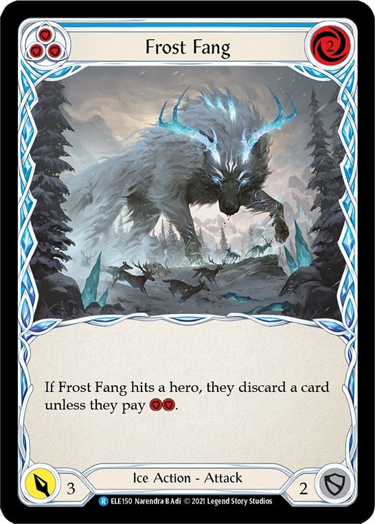 Image for Frost Fang (Blue) (ELE150) (Tales of Aria) - Flesh and Blood TCG