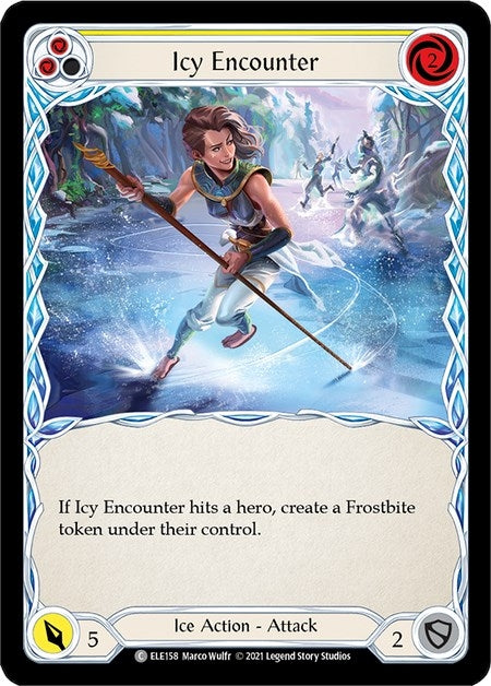 Icy Encounter (Yellow) (ELE158) (Tales of Aria)