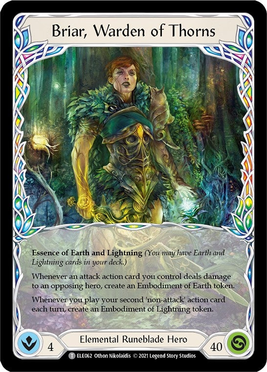 Briar, Warden of Thorns // Briar (ELE062 // ELE063) (Tales of Aria)