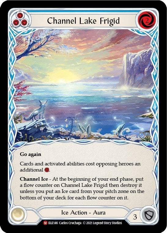 Channel Lake Frigid (Alternate Art) (ELE146) (Tales of Aria)