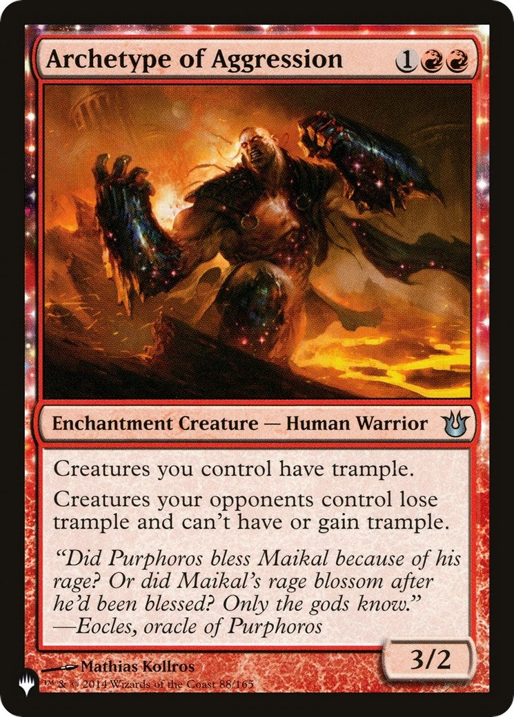 Image for Archetype of Aggression (88/165) (The List Reprints) (LIST) - Magic: The Gathering