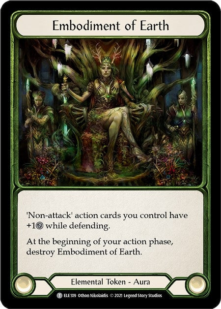 Image for Embodiment of Earth // Embodiment of Lightning (ELE109 // ELE110) (Tales of Aria) - Flesh and Blood TCG