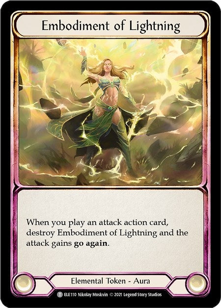 Embodiment of Lightning // Titan's Fist (ELE110 // ELE202) (Tales of Aria)