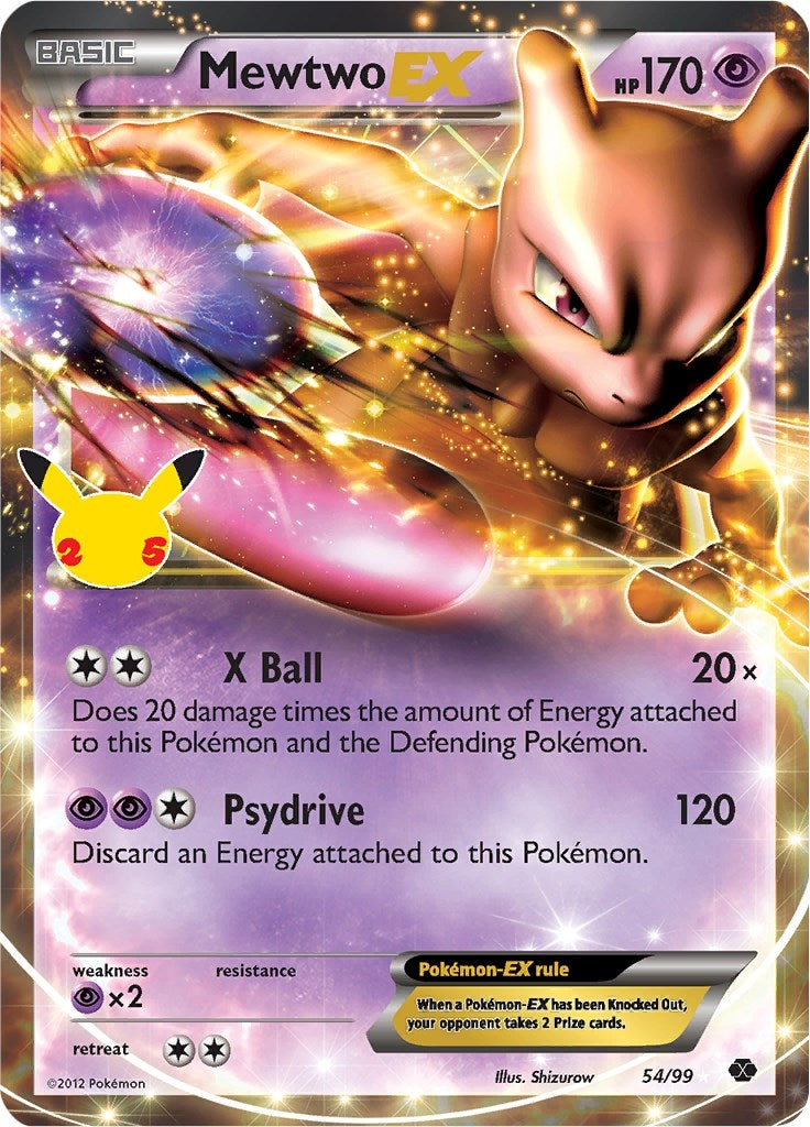 Mewtwo EX (54/99) (Celebrations: Classic Collection)