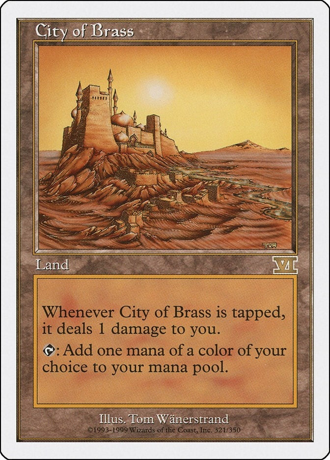 Image for City of Brass (321) (Classic Sixth Edition) - Magic: The Gathering