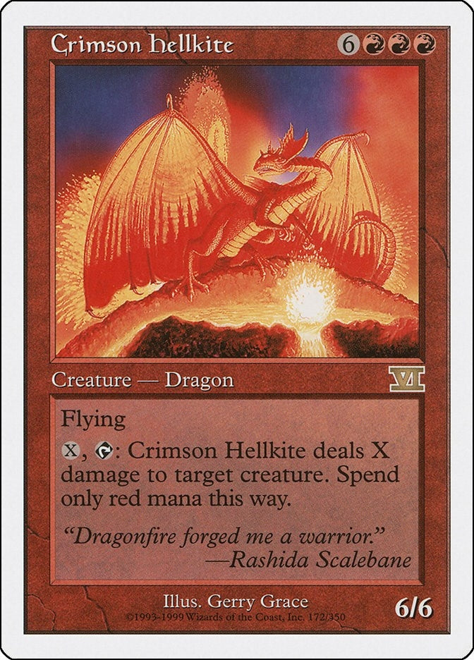 Image for Crimson Hellkite (172) (Classic Sixth Edition) - Magic: The Gathering