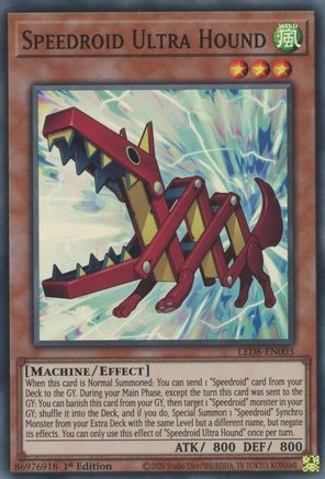 Speedroid Ultra Hound (LED8-EN003) - Legendary Duelists: Synchro Storm 1st Edition