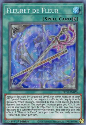 Fleuret de Fleur (LED8-EN025) - Legendary Duelists: Synchro Storm 1st Edition