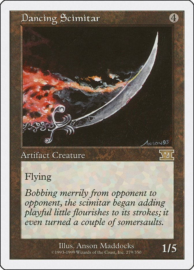 Image for Dancing Scimitar (279) (Classic Sixth Edition) - Magic: The Gathering