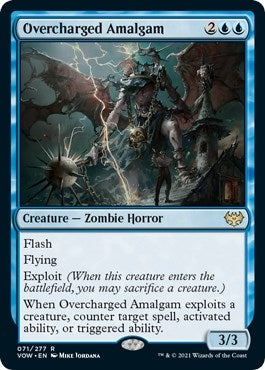 Image for Overcharged Amalgam (71) (Innistrad: Crimson Vow) - Magic: The Gathering
