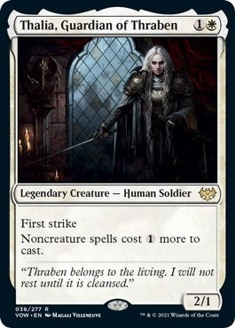 Image for Thalia, Guardian of Thraben (38) (Innistrad: Crimson Vow) - Magic: The Gathering