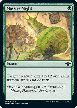 Massive Might (208) (Innistrad: Crimson Vow)