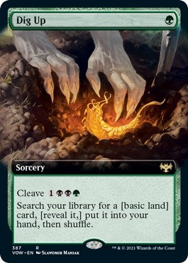 Dig Up (Extended Art) (387) (Innistrad: Crimson Vow)