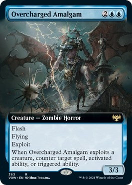 Overcharged Amalgam (Extended Art) (363) (Innistrad: Crimson Vow)