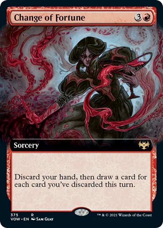 Image for Change of Fortune (Extended Art) (375) (Innistrad: Crimson Vow) - Magic: The Gathering