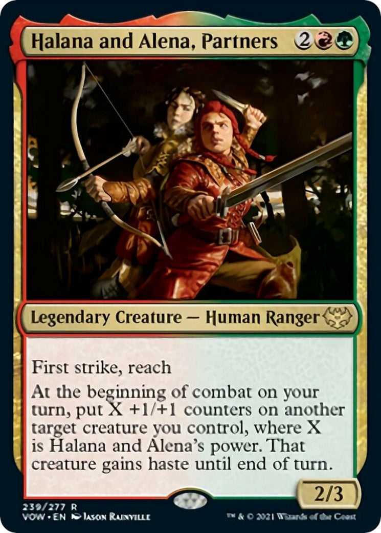 Halana and Alena, Partners (239) (Innistrad: Crimson Vow)