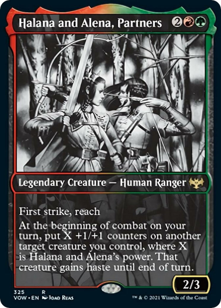 Image for Halana and Alena, Partners (Showcase) (325) (Innistrad: Crimson Vow) - Magic: The Gathering