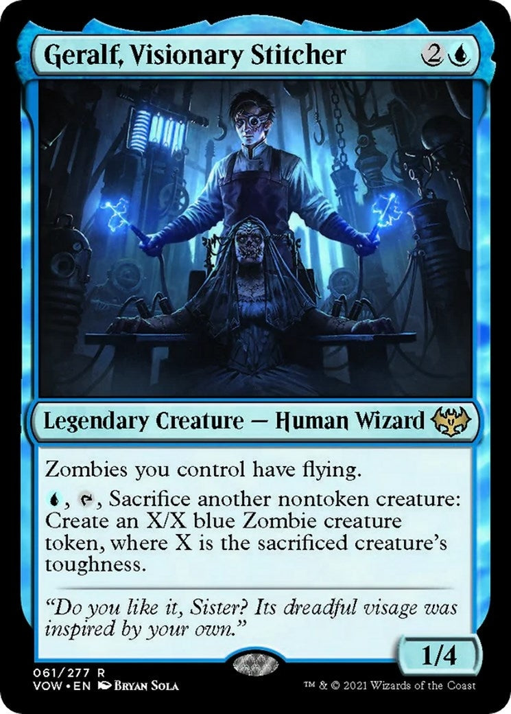 Image for Geralf, Visionary Stitcher (61) (Innistrad: Crimson Vow) - Magic: The Gathering
