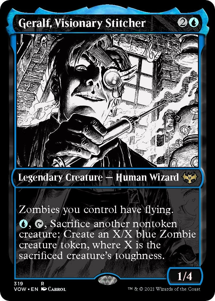 Image for Geralf, Visionary Stitcher (Showcase) (319) (Innistrad: Crimson Vow) - Magic: The Gathering