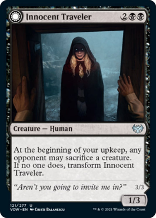 Image for Innocent Traveler (121) (Innistrad: Crimson Vow) - Magic: The Gathering