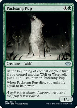 Image for Packsong Pup (213) (Innistrad: Crimson Vow) - Magic: The Gathering