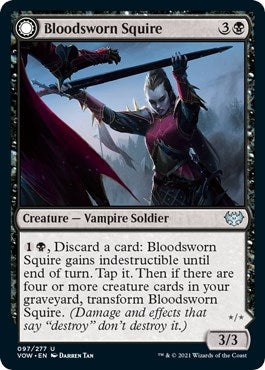 Bloodsworn Squire (97) (Innistrad: Crimson Vow)
