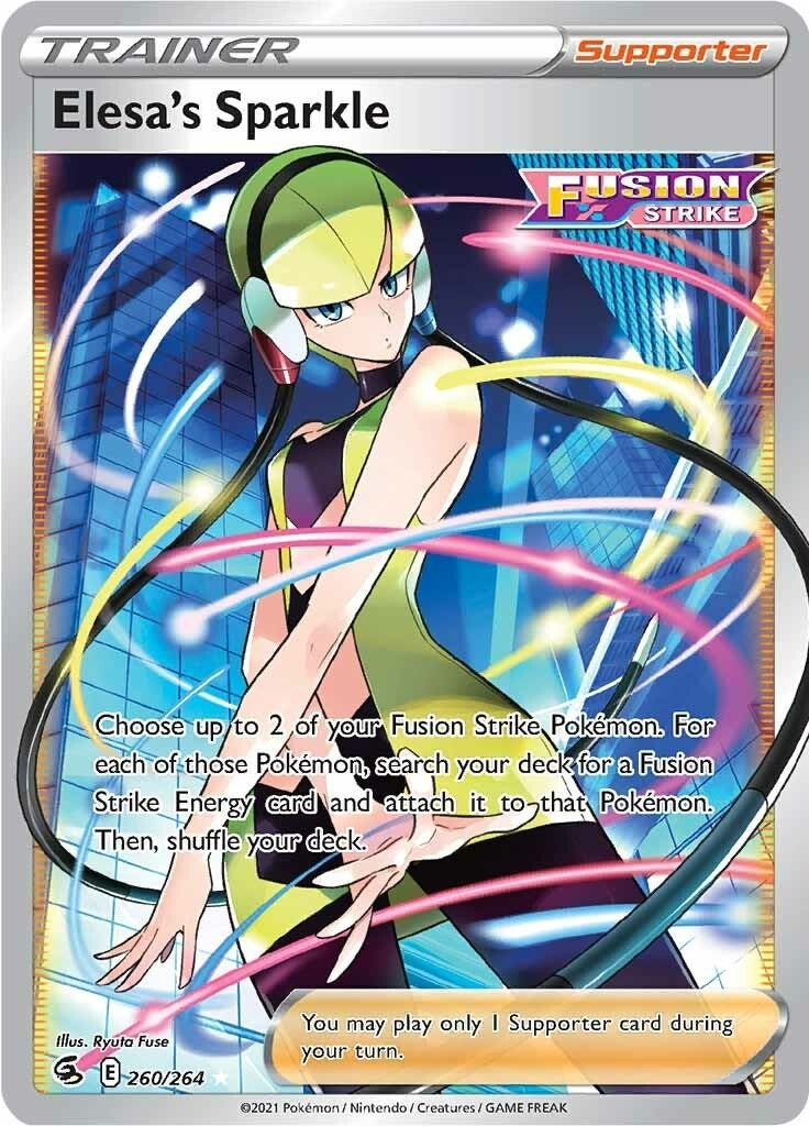 Elesa's Sparkle (Full Art) (260/264) (SWSH08: Fusion Strike) (SWSH08)