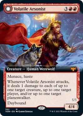 Image for Volatile Arsonist (Extended Art) (382) (Innistrad: Crimson Vow) - Magic: The Gathering