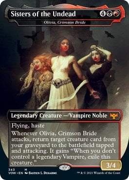Image for Sisters of the Undead - Olivia, Crimson Bride (343) (Innistrad: Crimson Vow) - Magic: The Gathering