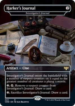 Harker's Journal - Investigator's Journal (345) (Innistrad: Crimson Vow)