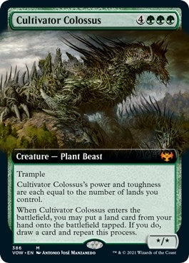 Image for Cultivator Colossus (Extended Art) (386) (Innistrad: Crimson Vow) - Magic: The Gathering