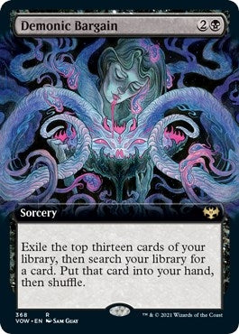 Demonic Bargain (Extended Art) (368) (Innistrad: Crimson Vow)