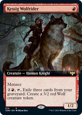 Kessig Wolfrider (Extended Art) (379) (Innistrad: Crimson Vow)