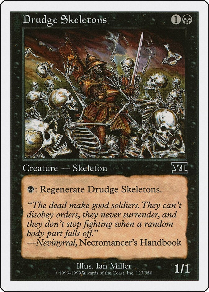Drudge Skeletons (123) (Classic Sixth Edition)