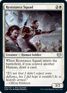 Image for Resistance Squad (32) (Innistrad: Crimson Vow) - Magic: The Gathering