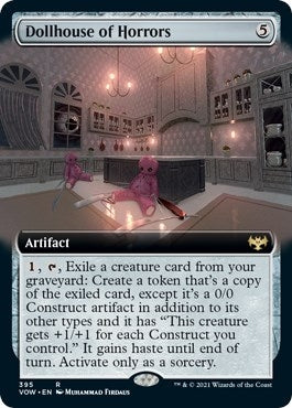 Image for Dollhouse of Horrors (Extended Art) (395) (Innistrad: Crimson Vow) - Magic: The Gathering