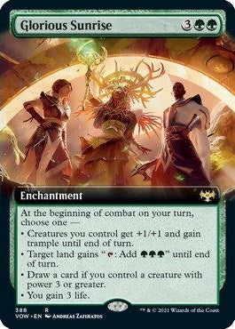 Glorious Sunrise (Extended Art) (388) (Innistrad: Crimson Vow)
