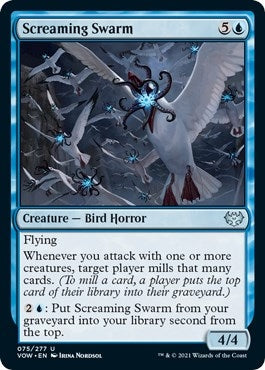 Image for Screaming Swarm (75) (Innistrad: Crimson Vow) - Magic: The Gathering