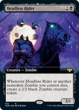 Headless Rider (Extended Art) (372) (Innistrad: Crimson Vow)